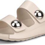 ECCO Women's Cozmo Two Band Button Slide Sandal