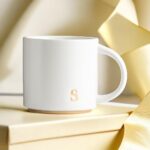 COLLECTIVE HOME - Monogram Ceramic Mugs, 15 oz Golden Initial Coffee Cups, Elegant Alphabet Tea Mugs, Elegant Personalized Mug with Gift Box, Luxurious Cups for Office and Home (s) - Image 3