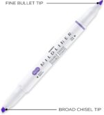 Zebra Pen Mildliner Double Ended Highlighter Set, Chisel and Bullet Tips, Assorted Ink Colors, 15-Pack - Image 5