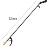 DMI Reacher Grabber Tool for Elderly, Disabled or After Surgery Recovery, Claw Grabber, Reaching Assist Tool, Trash Picker, Hand Gripper, Arm Extension, 32 Inches, Non Folding, Magnetic Claw - Image 2