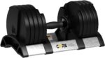 Core Fitness® Adjustable Dumbbell Weight Set by Affordable Dumbbells - Space Saver - Dumbbells for Your Home - Image 4