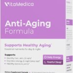 VitaMedica Anti-Aging Formula 4-in-1 Health and Beauty Supplement | Anti Aging Supplement for Women and Men | Healthy Hair, Skin, and Nails | Natural Energy & Restful Sleep | 30 AM & PM Packets
