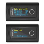 Wellue Bluetooth Pulse Oximeter Fingertip, Blood Oxygen Saturation Monitor with Free APP, Batteries, Carry Bag & Lanyard - Image 6