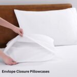 LANE LINEN Eco Friendly 100% Organic Cotton Queen Sheet Set, Soft & Comfy Fully Elasticized 15" Deep Pocket Bed Sheets, Low Pill Naturally Cooling Machine Wash Sábanas Queen- White Bed Sheets - Image 6