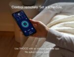 SNOOZ Smart White Noise Sound Machine - Real Fan Inside for Non-Looping White Noise, Sleep Aid for Adults, Travel, Sleeping, Bedroom, Portable, Baby Registry Essential - Cloud - Image 5