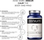 Zenium - Relieve Stress, Tension, Worry, Nervousness, & Irritability | Calm The Mind & Body | Ayurvedic | Natural Relief Supplement | Boosts Mood | Ashwagandha, L-Theanine, GABA, Rhodiola |60 Capsules - Image 3