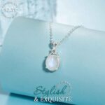 AnotherKiss New Beginnings Gifts Moonstone Necklace for Women, Sterling Silver Moonstone Jewelry, Divorce Gifts, Healing Gifts, New Job Gifts, Sobriety Gifts for Women - Image 2