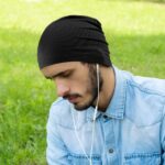 WTACTFUL 2 Pack - Running Cap, Skull Caps Fashion Breathable Slouchy Beanie Bicycle Cycling Sport Caps for Men Women Summer - Image 2