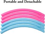 Liberry Kids Exercise Hoop, Detachable & Size Adjustable Toy Hoop, Professional Hoola Rings for Kids, Blue,pink - Image 7