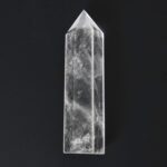 Orientrea Clear Quartz Crystal Wand-1 Pc 3.5"-3.9" Natural Clear Quartz Crystal Wands, Healing Crystal and Stones, Natural Clear Quartz Stone Tower, Gift Box Packaging - Image 2