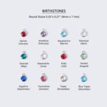 Custom Birthstone Necklace for Women, Family Jewelry Gift for Moms, Kids, and Grandmas -BSN-MC - Image 9