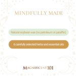 Magnificent 101 Long-Lasting Manifestation & Intention Aromatherapy Candles - Set of 6 | 21 Oz - 84-Hour Burn | 100% Soy Wax, Pure Sage | Ideal for Energy Cleansing & Manifestation - Image 4