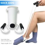 6PC Hip Kit, Hip Replacement Kit After Surgery,Hip Kit for Seniors Total Hip Replacement Prime-Grabber, Sock Aid,Shoehorn&Dressing Stick,Leg Strip,Back Scratcher,Bath Loofah, Hip Kit with Leg Lifter - Image 5