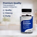 LifeSeasons Anxie-T - Stress Relief Gummy - Vitamin Supplement for Mood & Mental Focus Support - Feel Calm and Relaxed - Rapidly Eases Tension - Ashwagandha, GABA & L-Theanine - 90 Gummies - Image 4