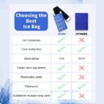 Gel Ice Cold Packs - (2-Piece Set) Soft Reusable Cold/Hot Compress, Provides Alleviate Joint and Muscle Pain. Flexible Therapy from Injuries - Shoulder, Back, Knee, Neck, Ankle & More. - Image 4