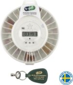e-Pill MedTime Station Pro - Advanced Locked Automatic Pill Dispenser - Clear Lid - Image 8