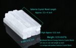 MAIBAOTA 4" Selenite Crystal Wand Selenite Sticks Crystals Bulk Selenite Charging Plate Reiki Metaphysical Supplies Wicca Altar Supplies Crystal for Witchcraft 12 Pcs - Image 3