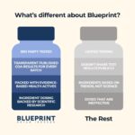 Blueprint Bryan Johnson Longevity Mix - Muscle Builder & Recovery Supplement - Promotes Focus and Balanced Mood - Creatine, L-Theanine, Calcium - Vegan, Keto Friendly (Blood Orange) - Image 5