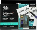 Mont Marte Calligraphy Set, 32 Piece. Includes Calligraphy Pens, Calligraphy Nibs, Ink Cartridges, Introduction Booklet and Exercise Booklet, Packaging May Vary - Image 7