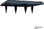 Gardien 15.5” Decorative Stepping Stones That Stake Into The Ground - Decorative Walkway for Outdoor Pathway, Lawn, Yard, Home, or Garden Pathway Pavers - Polyresin Material (4, Slate Grey) - Image 4
