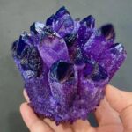 Natural Crystal Amethyst Cluster, Amethyst Crystal Rock, Large Natural Amethyst Crystal Clusters Stone, Raw Amethyst Stone, Natural Amethyst Geode Cave Healing Crystal Stones(200-300g) - Image 5