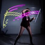 GloFX Hypno LED Levitation Wand – Short String Light Up LED Levi Wand Flow Toy - Image 3
