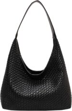 2025 Leather Tote Bag for Women Top-handle Shoulder Bag, Hobo Bags Large Capacity Soft Vegan Crossbody Handbag Underarm