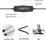 GooingTop LED Grow Light,6000K Full Spectrum Clip Plant Growing Lamp with White Red LEDs for Indoor Plants,5-Level Dimmable,Auto On Off Timing 4 8 12Hrs - Image 5