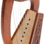 Roosebeck Lily Harp, 8 Strings, Knotwork