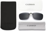 Polarized Clip On Sunglasses Over Prescription Glasses Men Women Compact Fit Non-Flip Up - Image 6