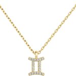 PAVOI 14K Gold Plated Cubic Zirconia Astrology Necklaces for Women - Zodiac Pendant Jewelry Gifts - Zodiac Sign Pendant Necklaces