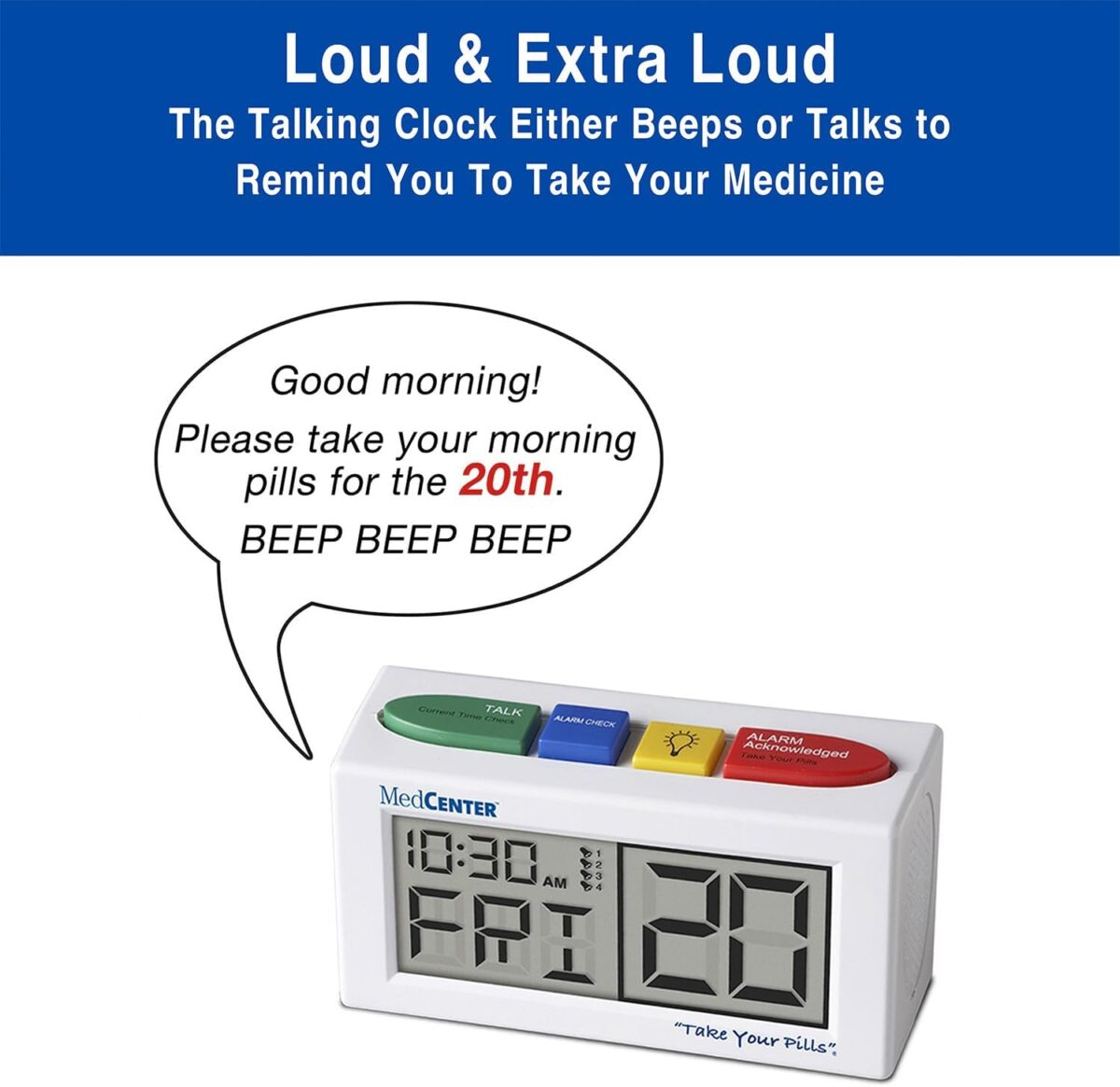 FSA HSA Eligible Monthly Pill Organizer System 4 Times a Day, 31 Day Pill Organizer Box with Talking Alarm Reminding System, Monthly Pill Box for Daily Medication, Gift for Mom, Dad, Elderly - Image 6
