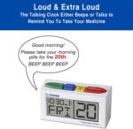 FSA HSA Eligible Monthly Pill Organizer System 4 Times a Day, 31 Day Pill Organizer Box with Talking Alarm Reminding System, Monthly Pill Box for Daily Medication, Gift for Mom, Dad, Elderly - Image 6
