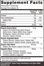 PlantFusion Alkalizing Super Greens Powder - Fermented Greens Superfood Powder Blend with Digestive Enzymes Probiotics & Prebiotic Fiber - Organic, Non-GMO, Vegan, Gluten-Free - 8.46 oz 30 Servings - Image 6