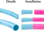 Liberry Kids Exercise Hoop, Detachable & Size Adjustable Toy Hoop, Professional Hoola Rings for Kids, Blue,pink - Image 4
