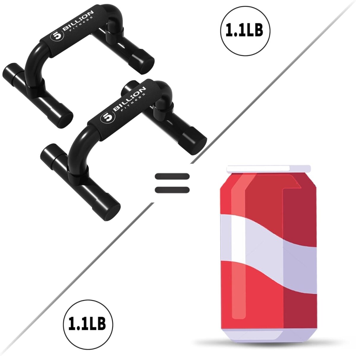 Push up Bars,5BILLION Strength Training Push Up Handle,Portable Calisthenics Bar for Home Gym Workout, Pushup Bar Calisthenics Equipment,Up to 330Lbs - Image 4