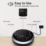 Loud Sound Machine Brown Noise Machine White Noise Machine Nonstop 30 Soothing Sounds for Baby Kids Adults Pink Noise Sleep Machine 36-Level Vol Auto-Off Timer Memory Function for Home Travel Office - Image 3