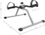 Under Desk Bike Pedal Exerciser with Calorie Tracker and Adjustable Resistance - Image 2