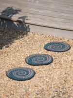 Gardener's Supply Company Recycled Rubber Swirl Stepping Stone for Garden Walkway | Outdoor Patio Décor & Lawn Pathway Landscaping | 12" Diameter x .75" H - Image 2