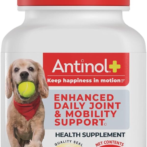 Plus, Mobility, Hip, and Joint Supplement for Dogs, Green-Lipped Mussels and Krill Oil - Dog Joint Supplement, Better and Faster Than Glucosamine and Chondroitin, 60 Soft Gels