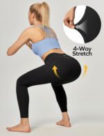 Ewedoos Women's Yoga Pants with Pockets Leggings for Women Tummy Control Workout Leggings for Women Compression Leggings - Image 3
