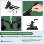 Motorized Mini Exercise Bike Electric Pedal Exerciser for Seniors Rehab Training, Under Desk Bike Pedal Exerciser for Arm/Leg Fitness & Physical Therapy, 6 Levels Speed Adjustment - Image 6