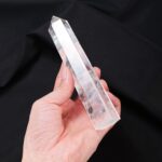 Apengshi Large Clear Quartz Natural Healing Crystal Tower 5.9"-6.3" 6 Faceted Single Point Chakra Crystal Wand Energy Meditation Stone Home Decor Collection Gift - Image 6