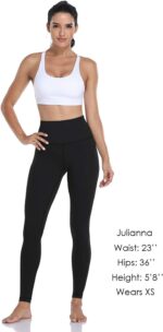 HeyNuts Workout Pro Leggings, High Waisted Compression Gym Tummy Control Athletic Yoga Pants - Image 2
