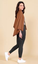ODODOS Cloud Feeling Customizable Snap Scarf for Women, Casual Convertible Wrap Shawl Cape Cardigans - Image 2
