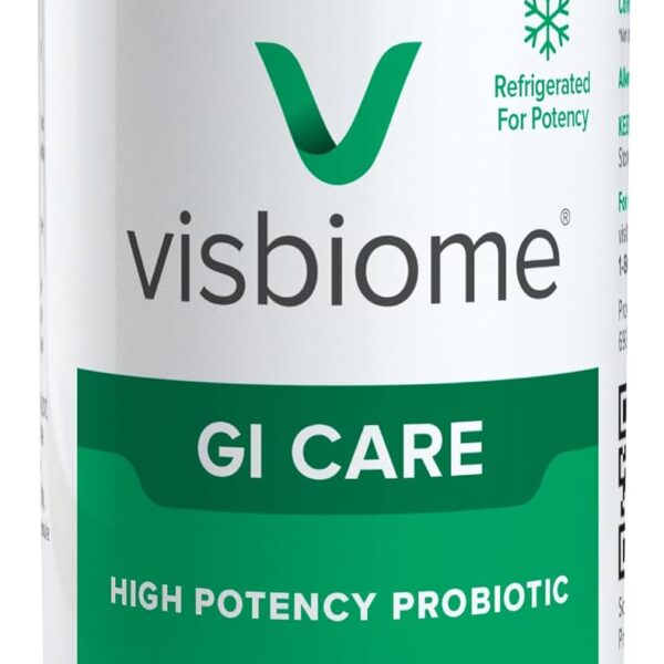 Visbiome GI Care - High Potency Probiotic - 112.5 Billion CFU Live Probiotics, Original De Simone Formulation, Made in USA, 60 Capsules.