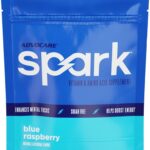 AdvoCare Spark Vitamin & Amino Acid Supplement - Focus & Energy Drink Powder Mix with Vitamin A, B-6, C & E - Also Includes L-Carnitine & L-Tyrosine - Blue Raspberry, 14 Stick Packs