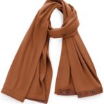 ODODOS Cloud Feeling Customizable Snap Scarf for Women, Casual Convertible Wrap Shawl Cape Cardigans