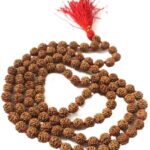 seven chakra Japa Mala-108+1 Beads - Prayer Beads - Ideal for Hare Krishna Chanting and Meditation (Rudraksha Mala)