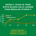 Nature's Bounty Immune 24 Hour +, The only Vitamin C with 24 Hour Immune Support from Ester C, Rapid Release Softgels, 50 Count - Image 6